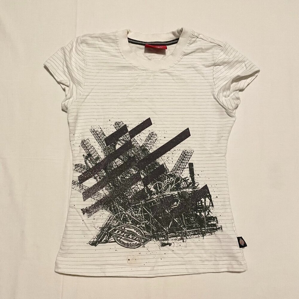 Dickies Shirt Youth Girls Size Small Short Sleeve Tshirt